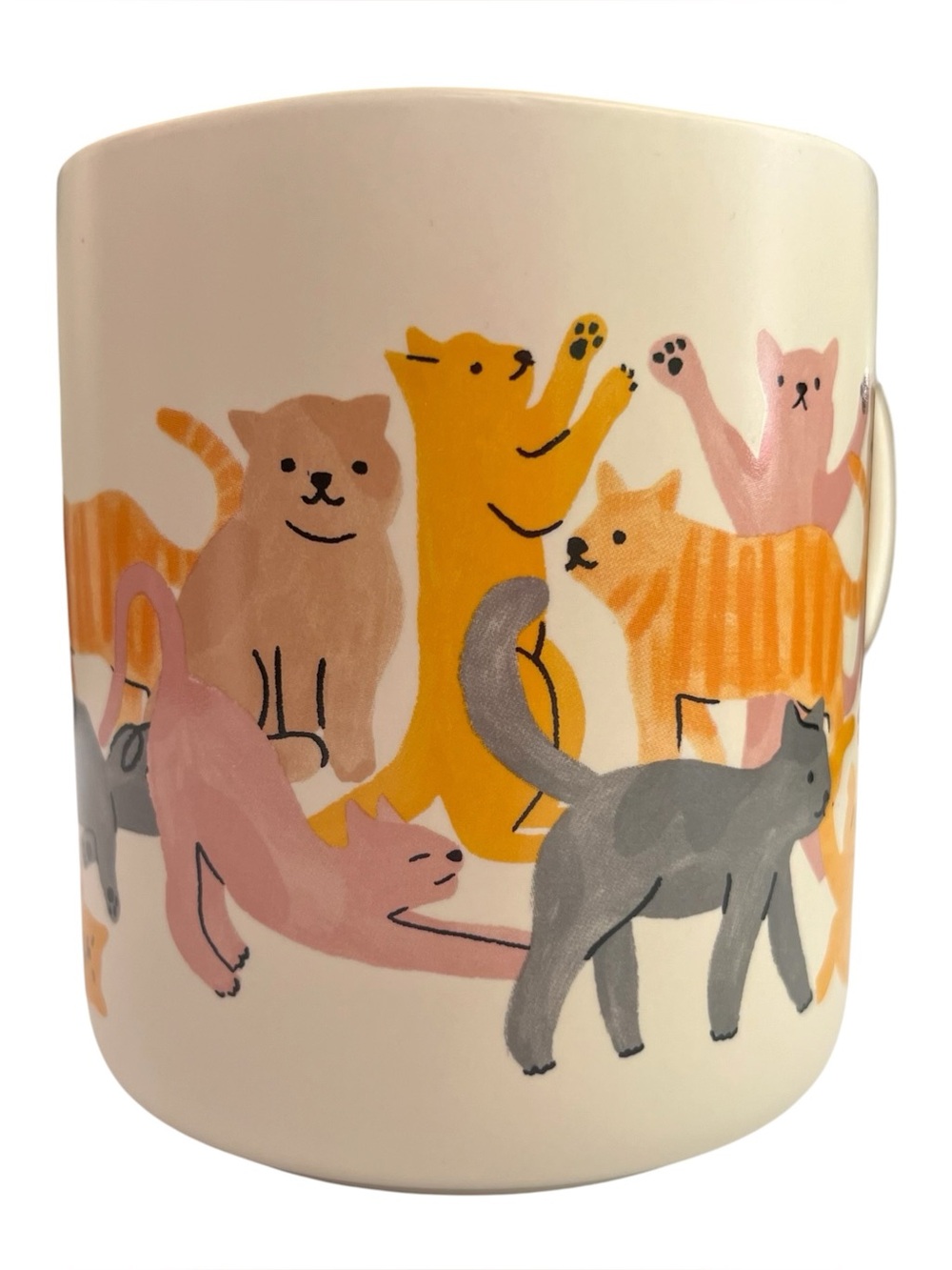Opalhouse 16 Oz. Ivory Stoneware Coffee Cup Mug Collectible Cat Person Feline - Picture 3 of 11
